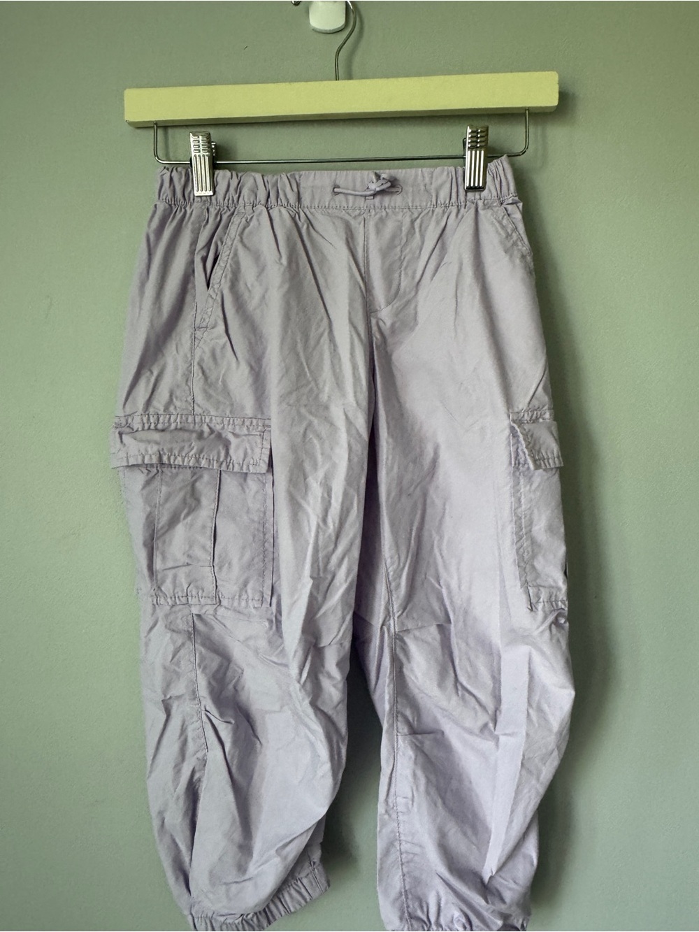 GAP Light Lavender Cargo Jogger Pants - Kids
